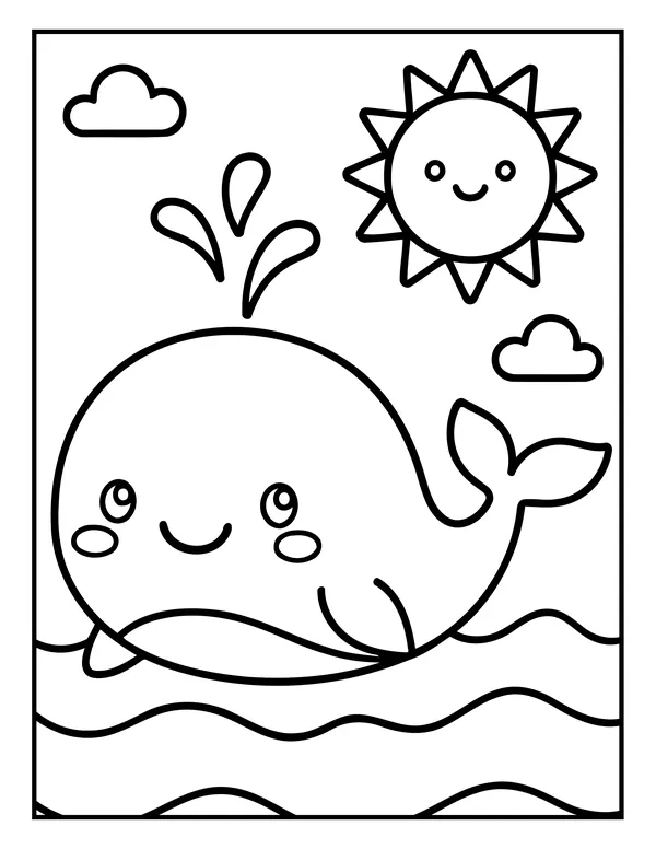 Summer 26 — free printable summer coloring page
