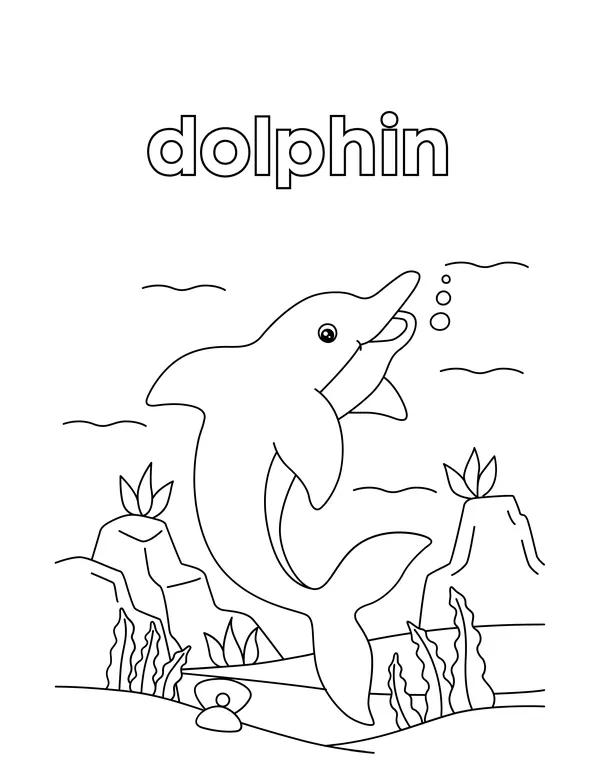 Cute Animals 19 — free printable cute animals coloring page