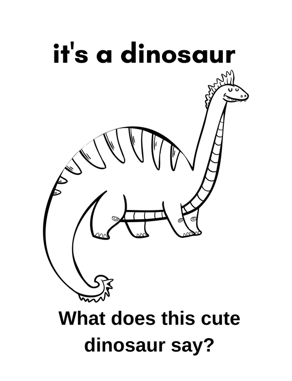 Unicorn and Dino 22 — free printable unicorns & dinosaurs coloring page