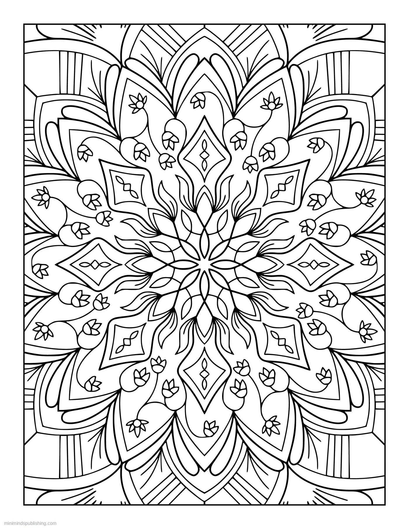Zen Mandala Page 11 — free printable mandalas coloring page for adults