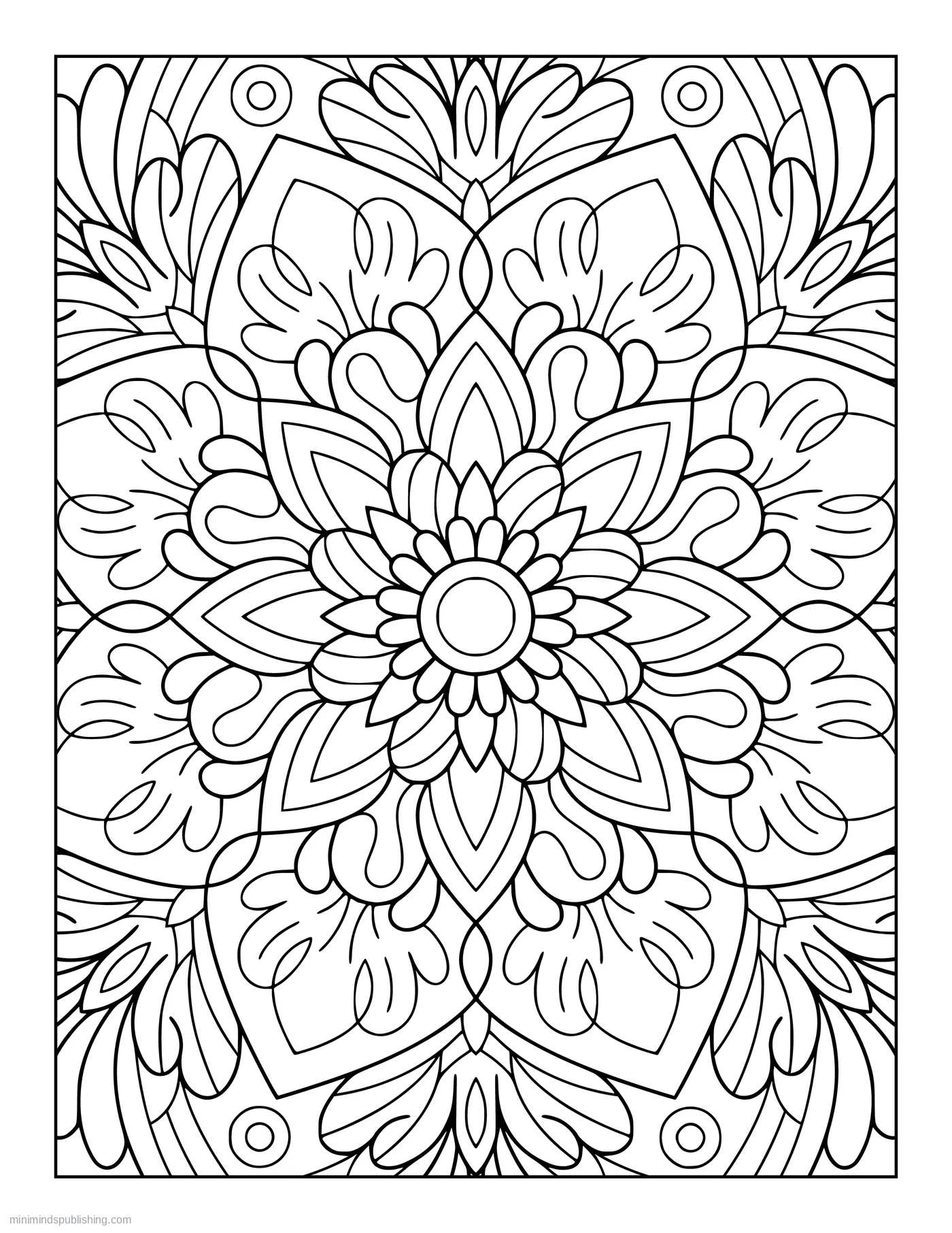 Zen Mandala Page 16 — free printable mandalas coloring page for adults
