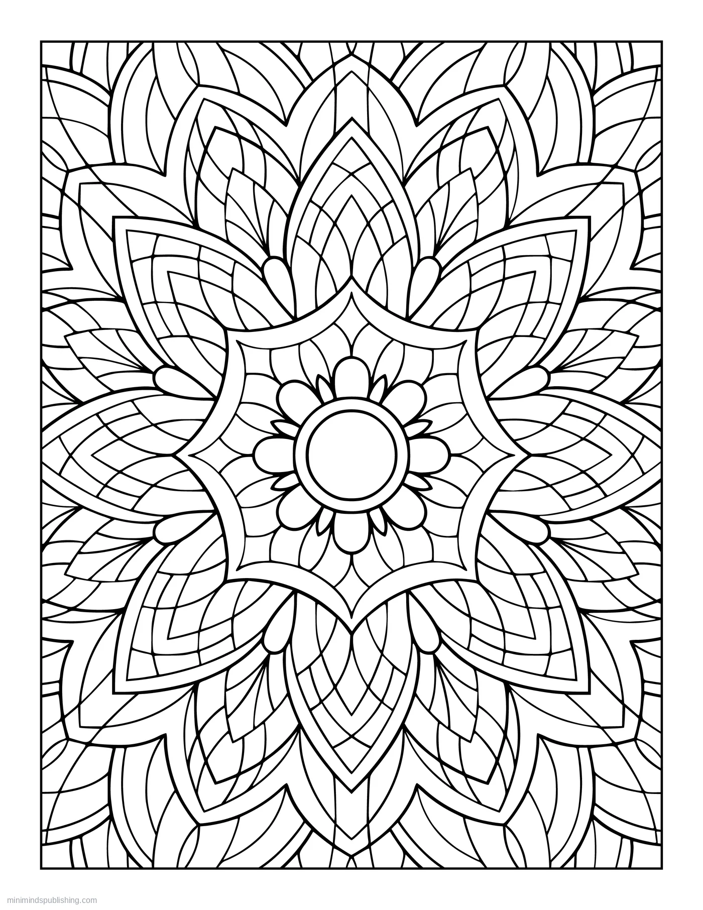 Zen Mandala Page 6 — free printable mandalas coloring page for adults