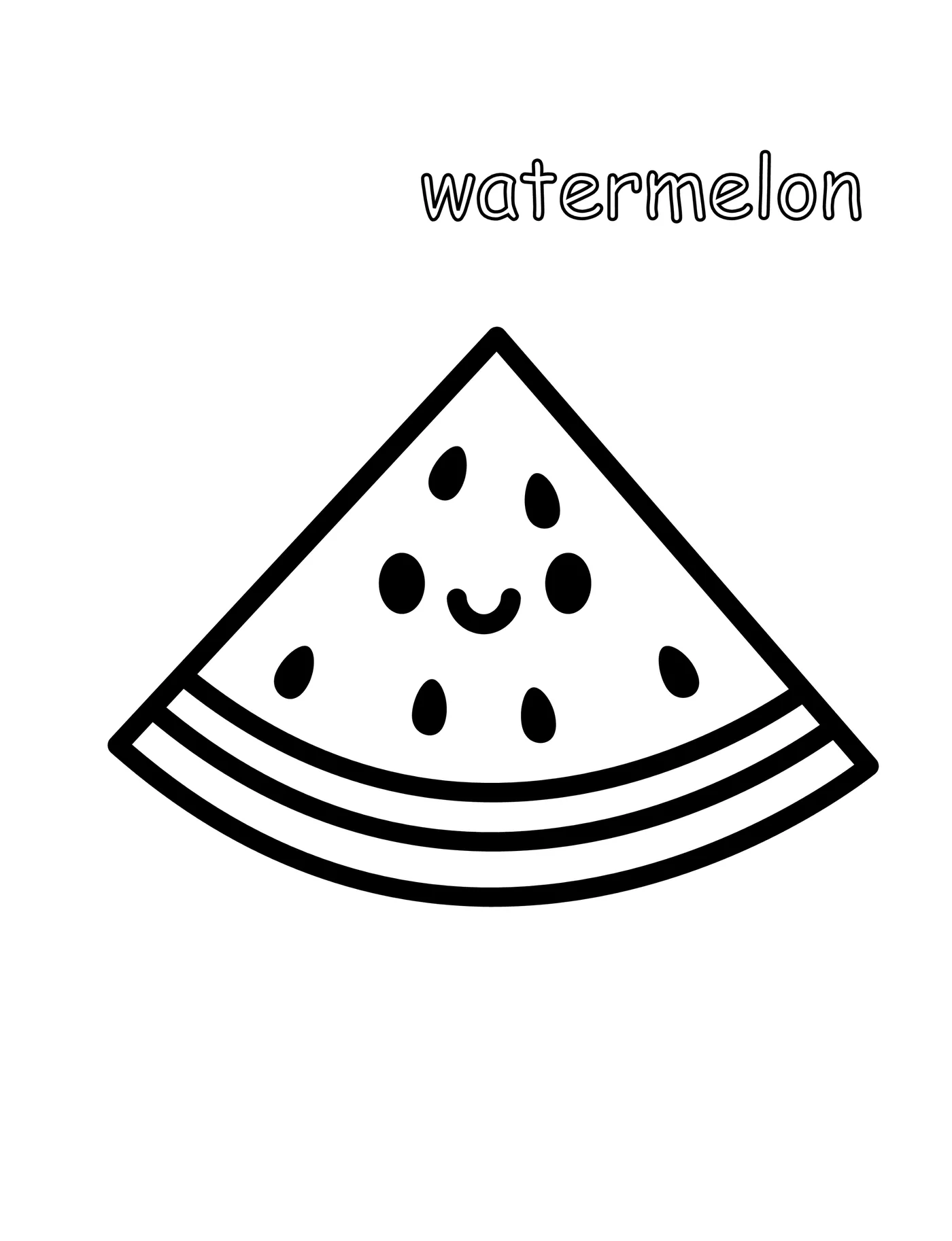 First Coloring 32 — free printable first coloring coloring page for kids