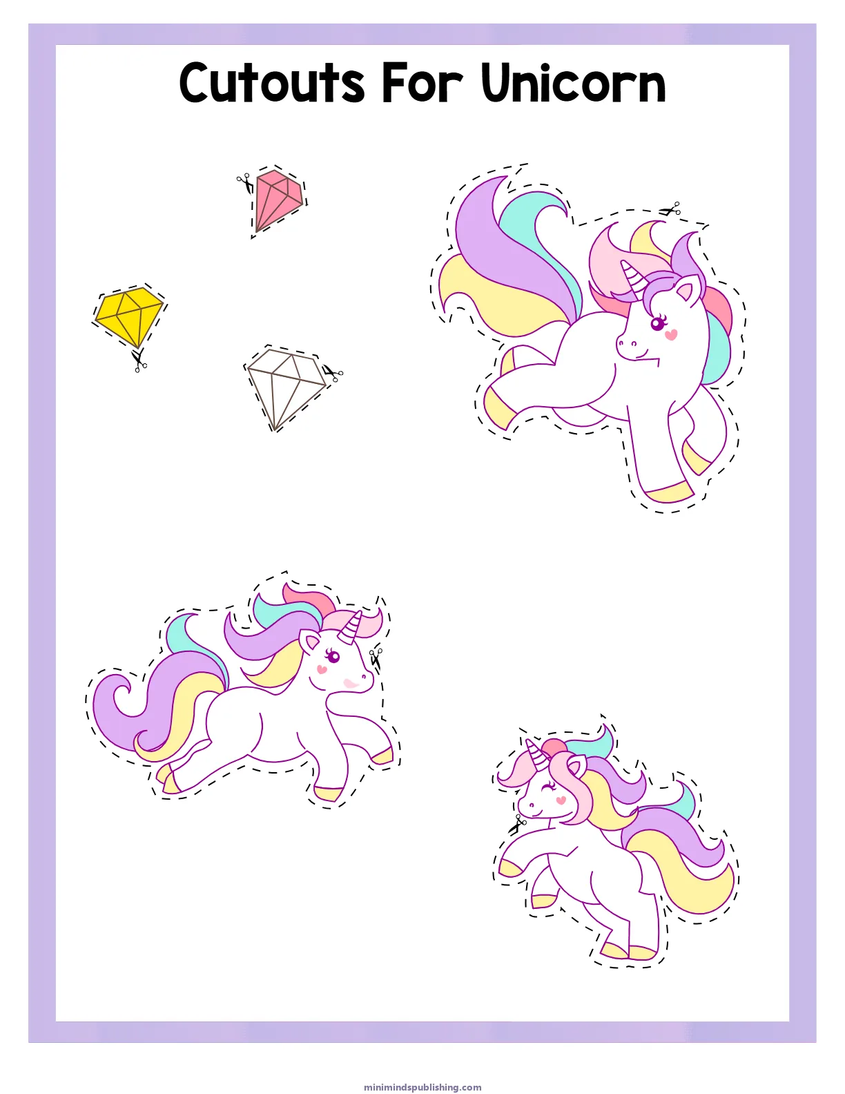 Cut and Paste 12 — free printable cut and paste activity sheet for ages 3-6