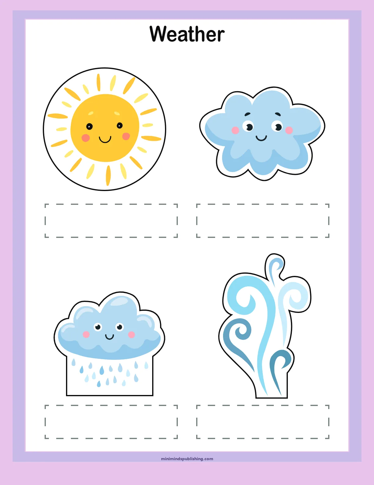 Finger Puppets 25 — free printable finger puppets activity sheet for ages 3-7