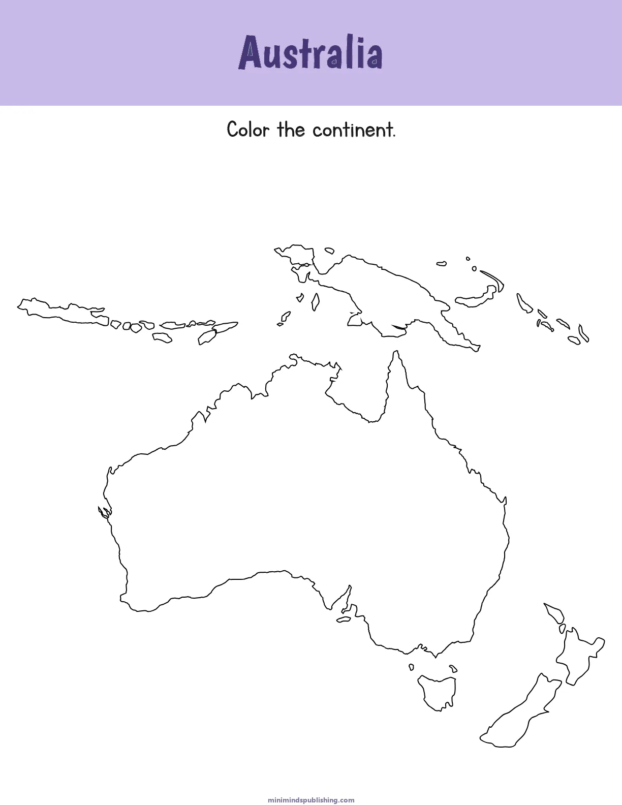 Geography 5 — free printable geography activity sheet for ages 5-9