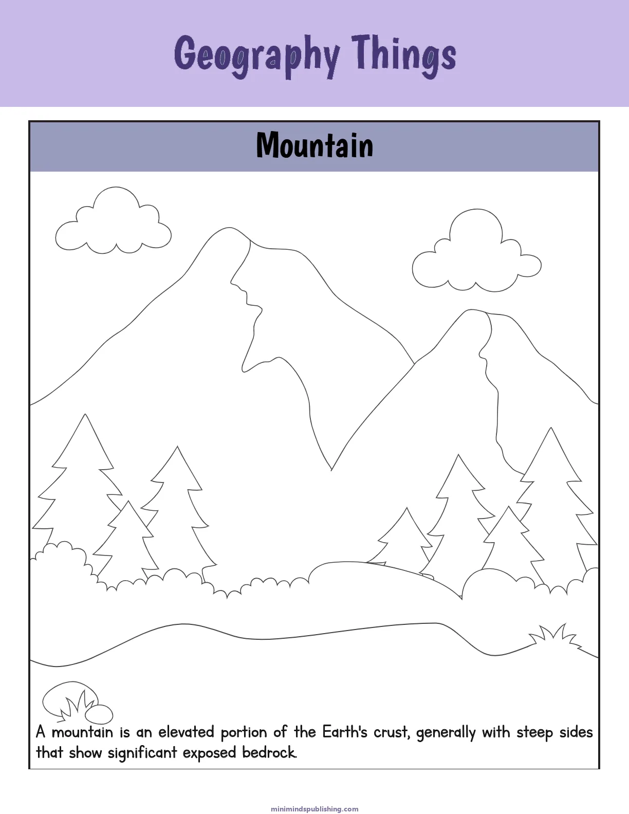 Geography 25 — free printable geography activity sheet for ages 5-9