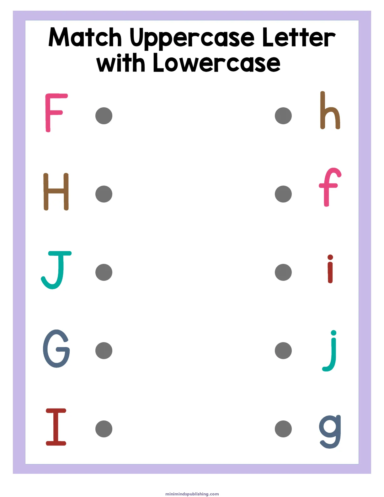 Matching Worksheets 3 — free printable matching worksheets activity sheet for ages 5-6