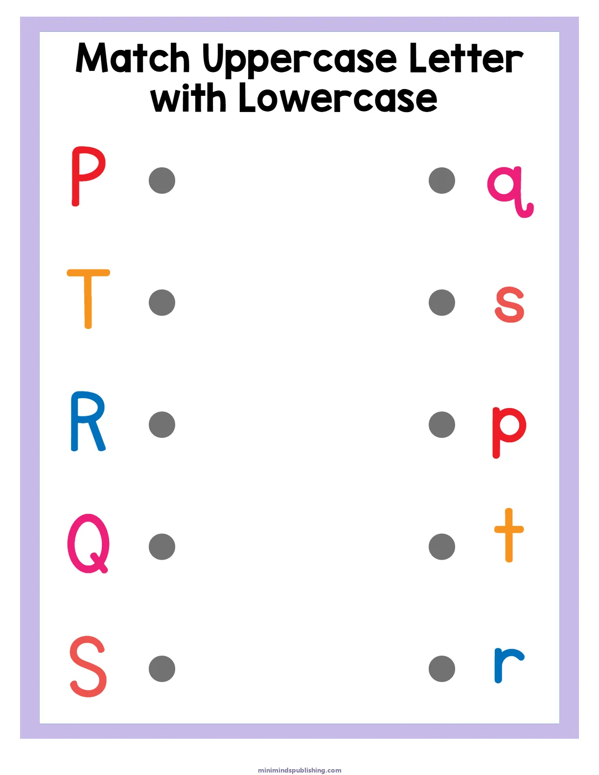 Matching Worksheets 5 — free printable matching worksheets activity sheet for ages 5-6