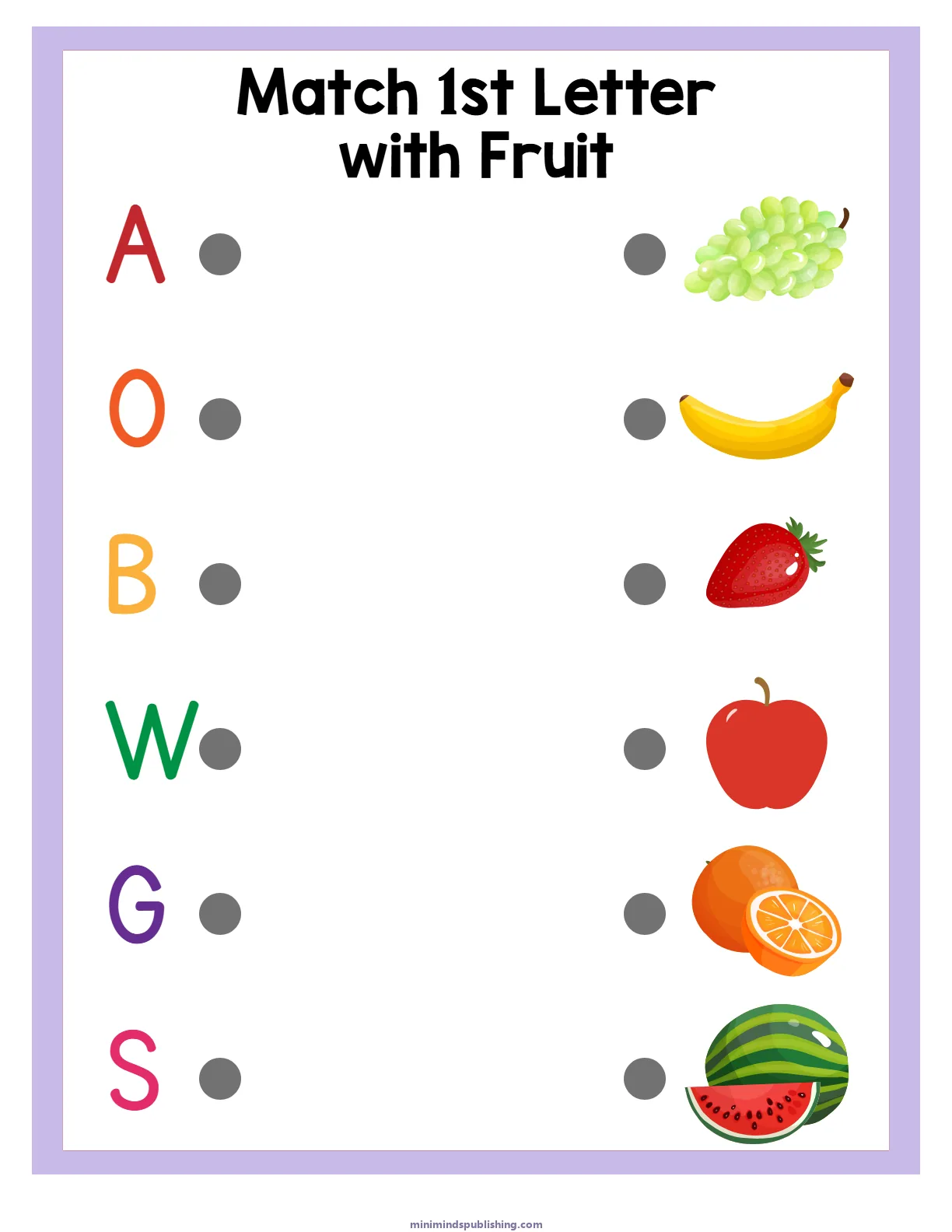 Matching Worksheets 8 — free printable matching worksheets activity sheet for ages 5-6
