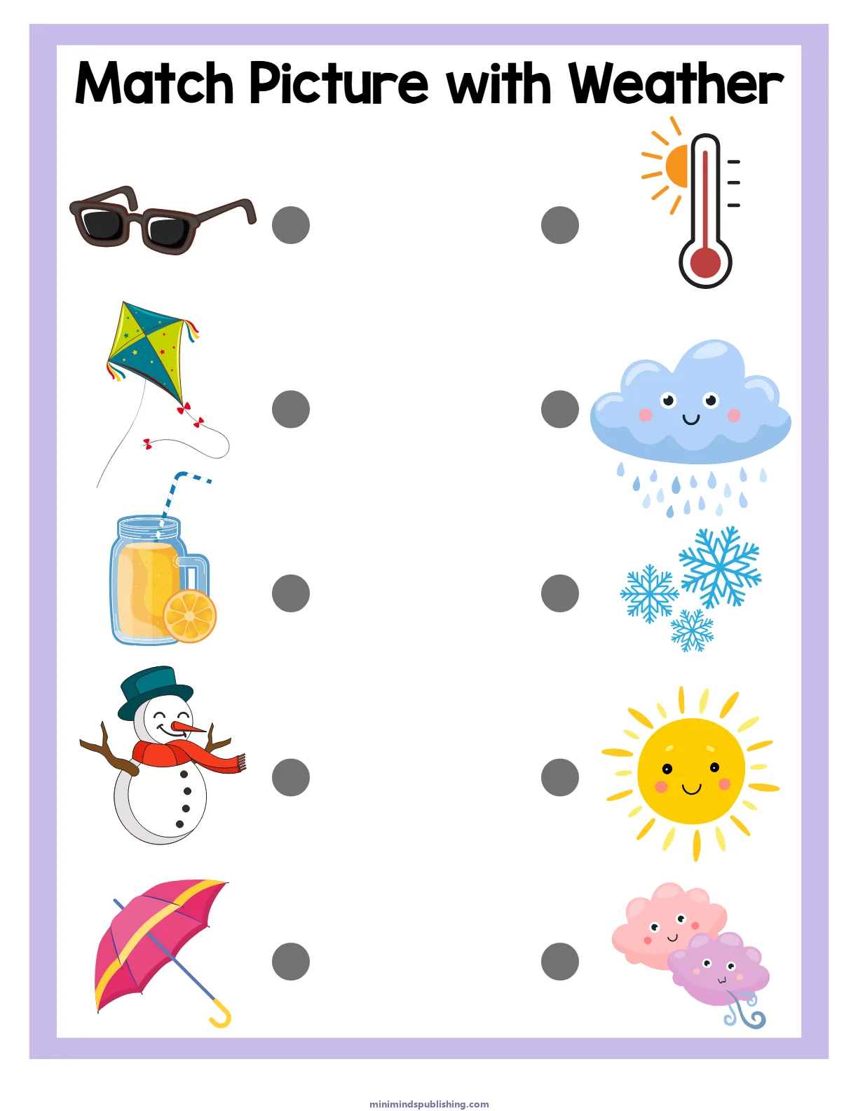 Matching Worksheets 36 — free printable matching worksheets activity sheet for ages 5-6