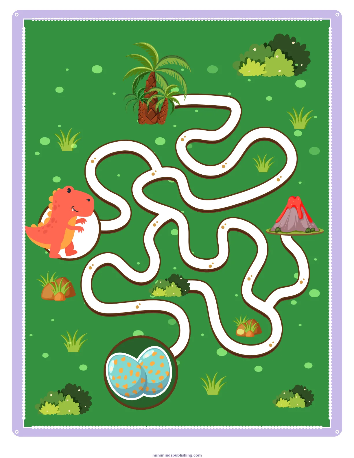 Mazes 10 — free printable mazes activity sheet for ages 3-6
