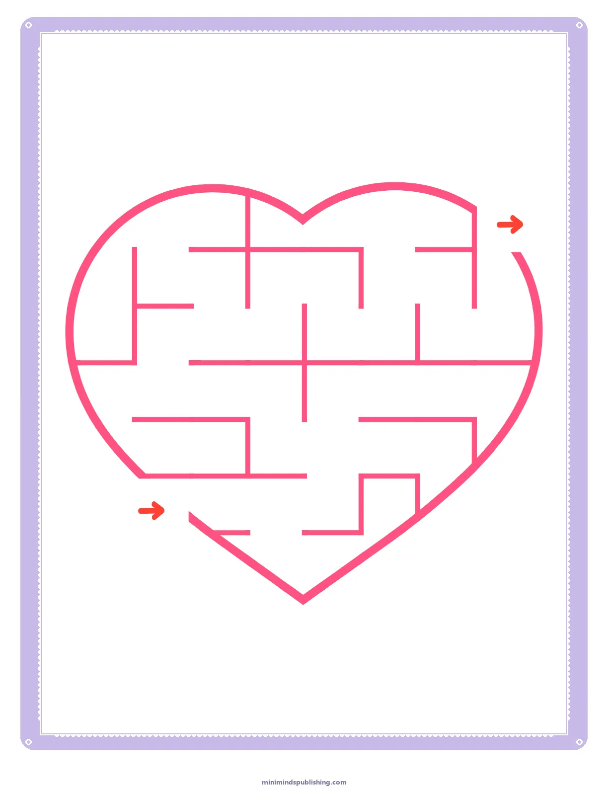 Mazes 11 — free printable mazes activity sheet for ages 3-6