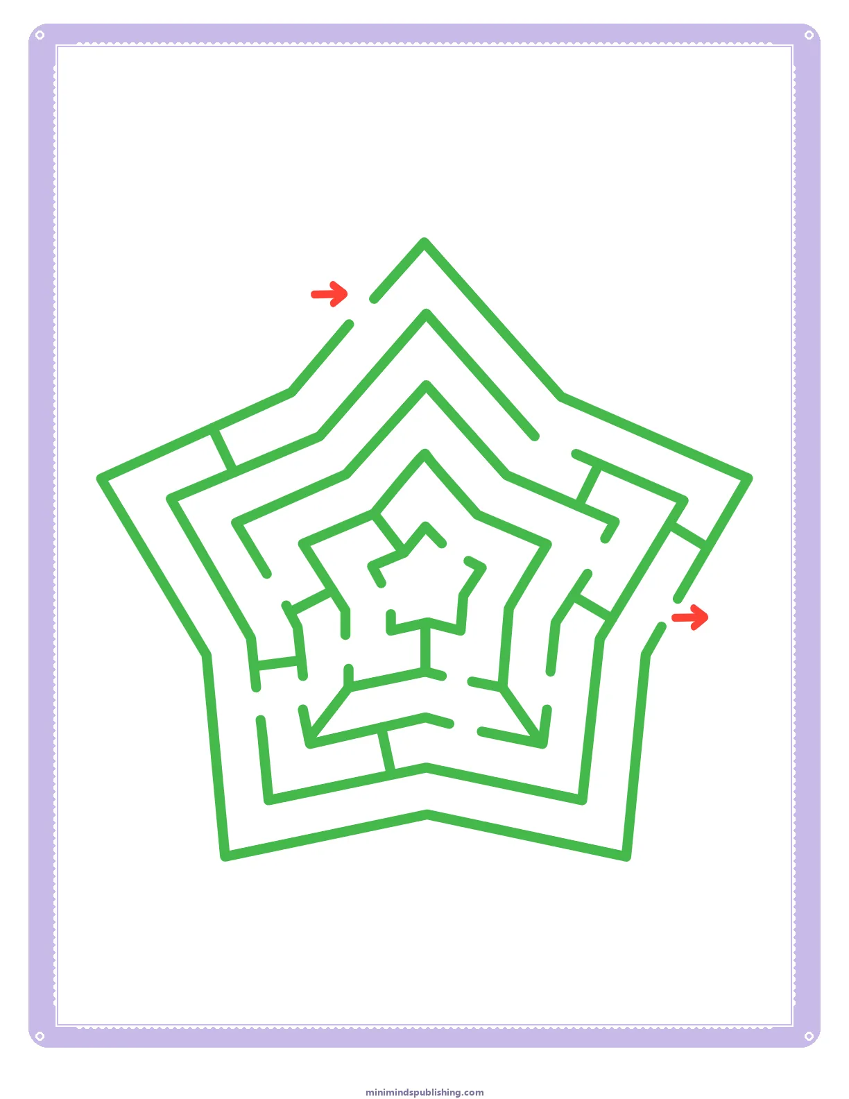 Mazes 15 — free printable mazes activity sheet for ages 3-6