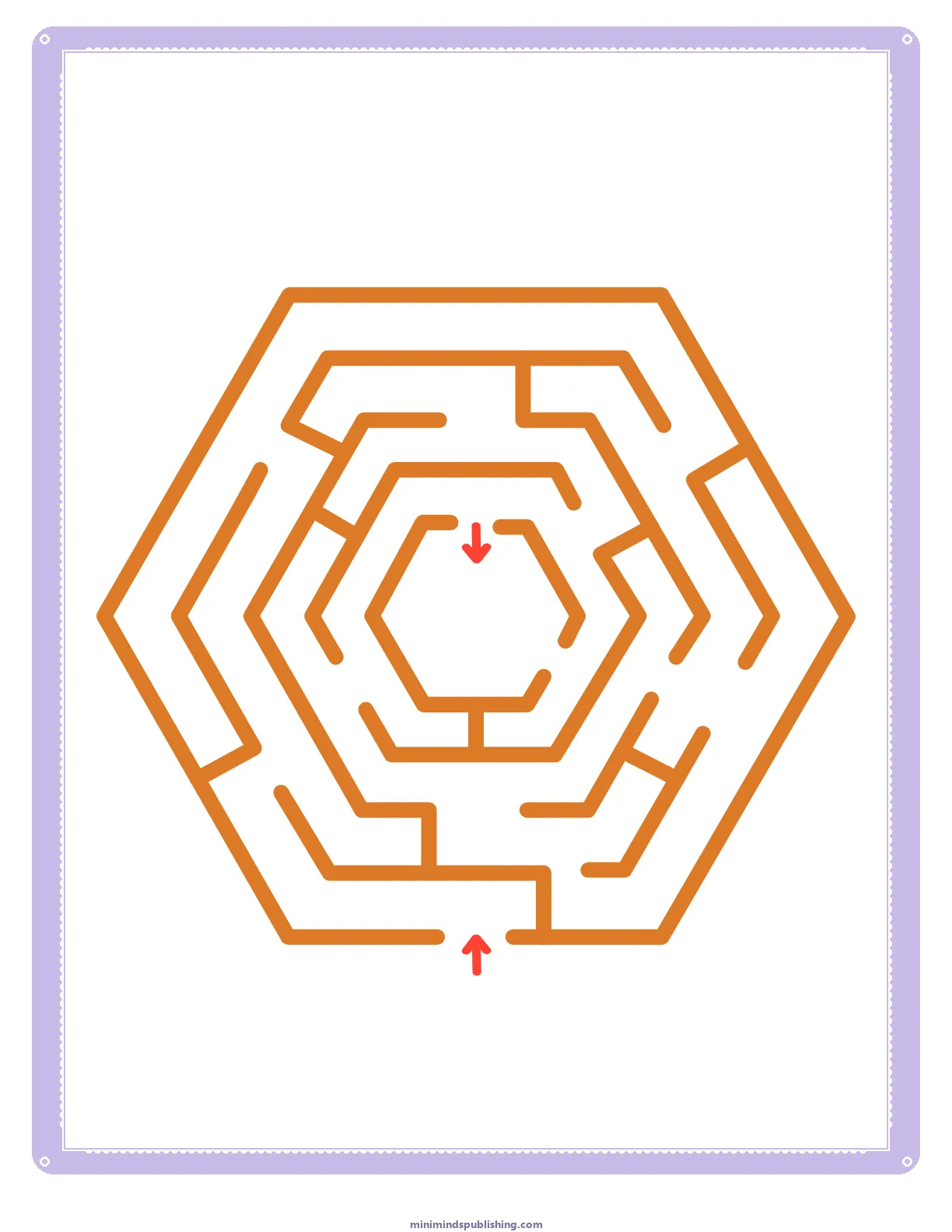 Mazes 16 — free printable mazes activity sheet for ages 3-6