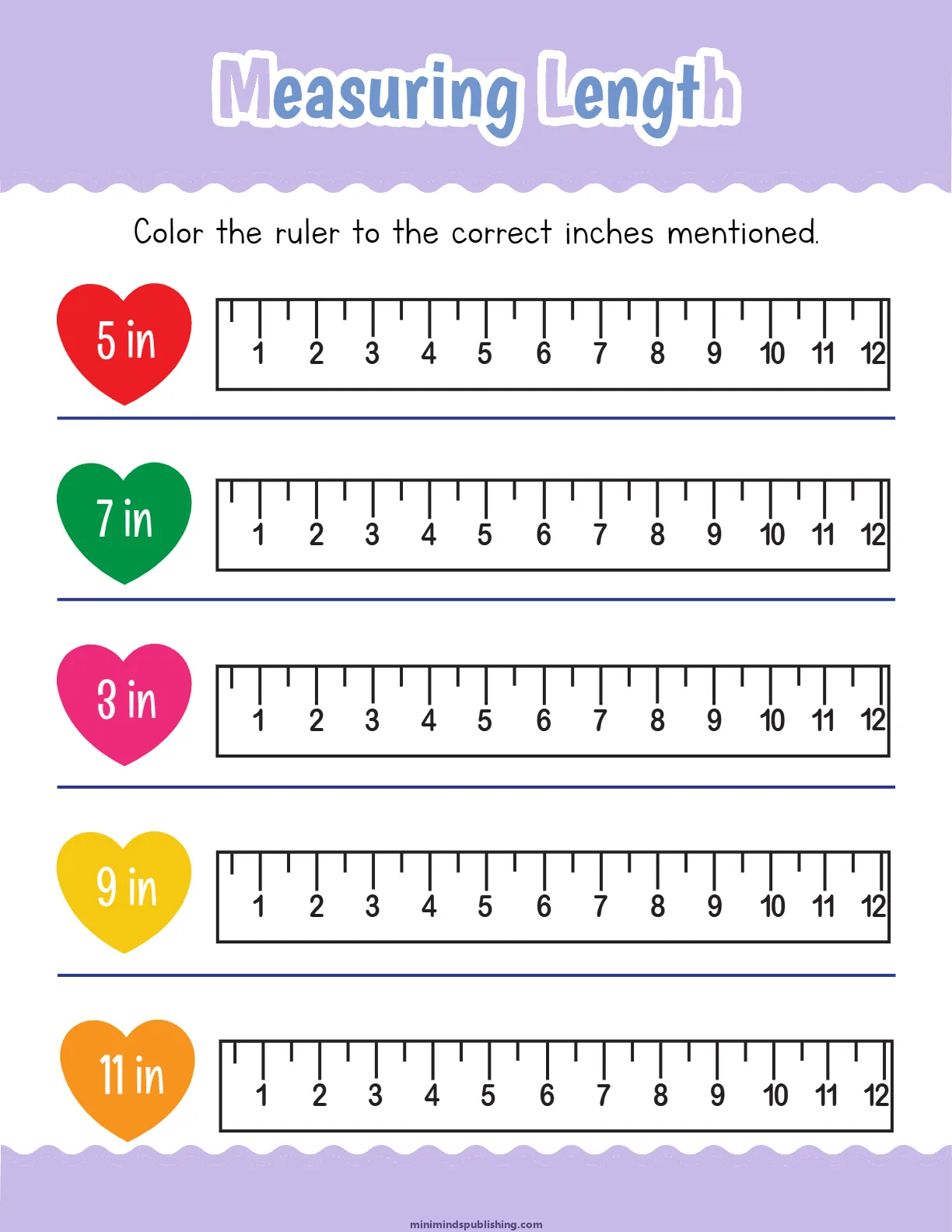 Measuring Things 5 — free printable measuring things activity sheet for ages 4-7