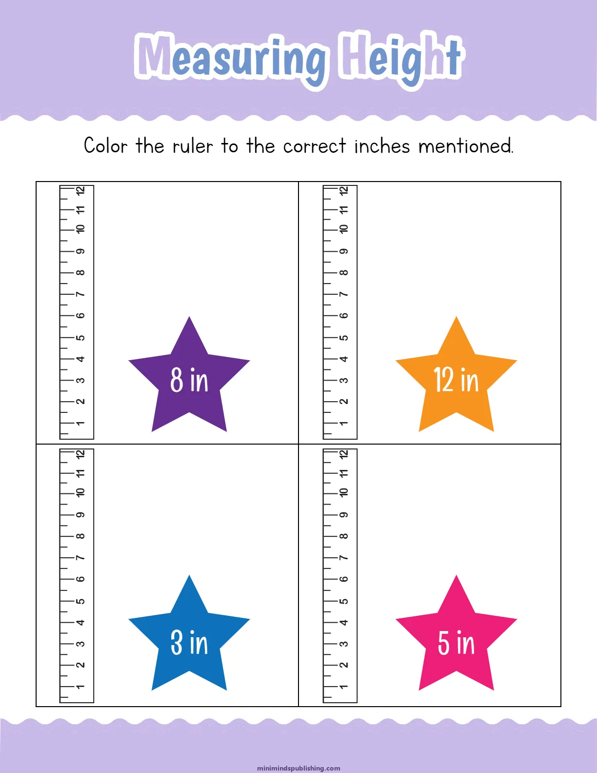 Measuring Things 10 — free printable measuring things activity sheet for ages 4-7