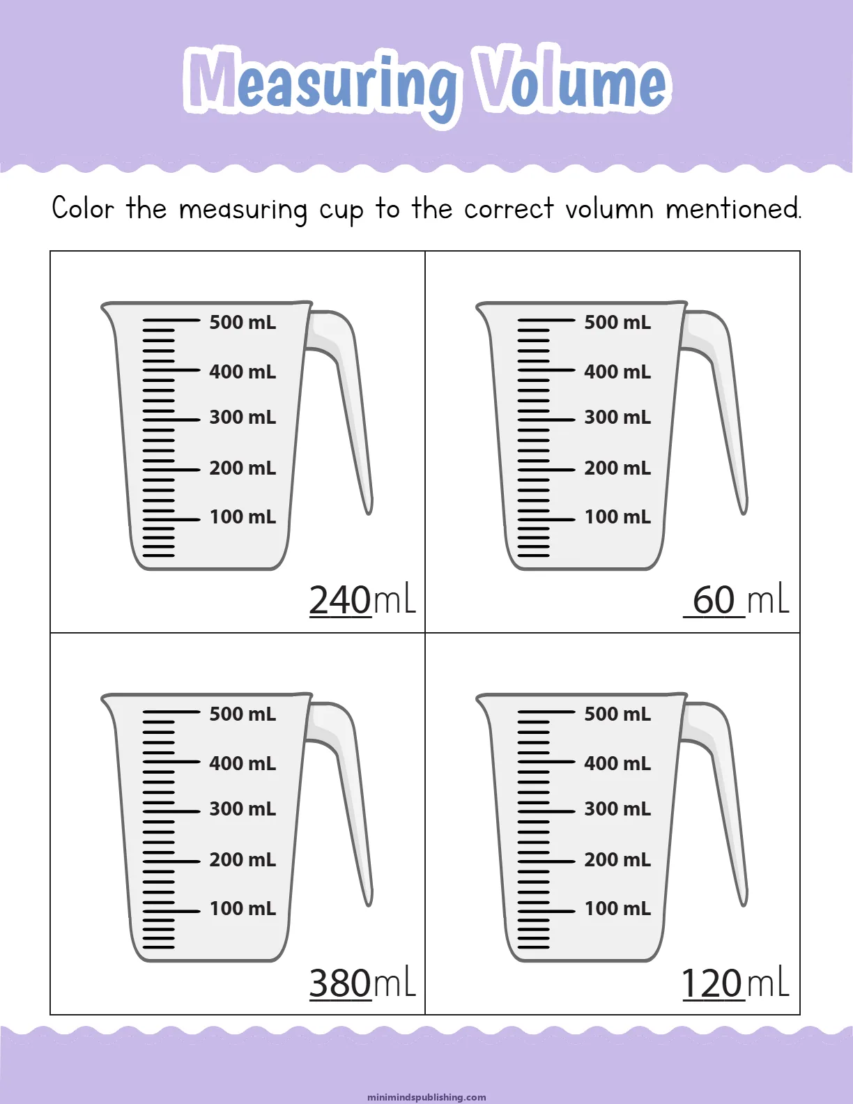 Measuring Things 20 — free printable measuring things activity sheet for ages 4-7