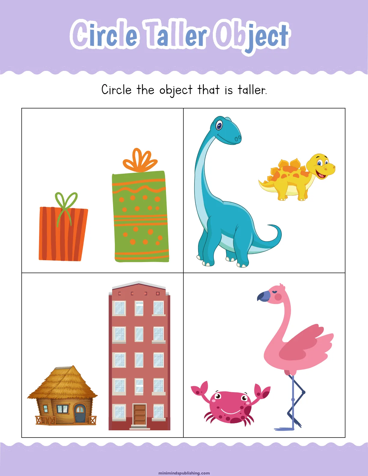 Measuring Things 27 — free printable measuring things activity sheet for ages 4-7