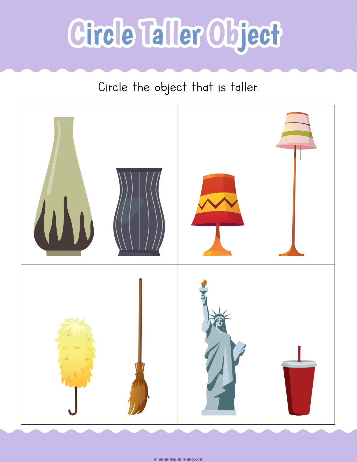 Measuring Things 28 — free printable measuring things activity sheet for ages 4-7