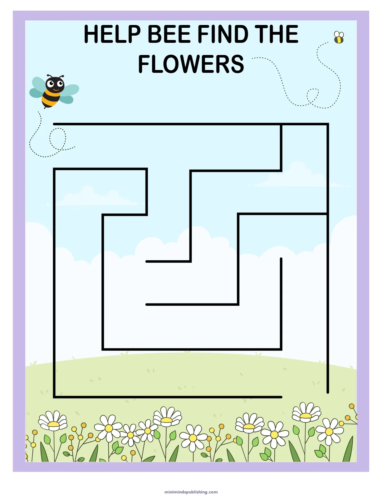 Puzzles and Mazes 31 — free printable puzzles and mazes activity sheet for ages 3-6
