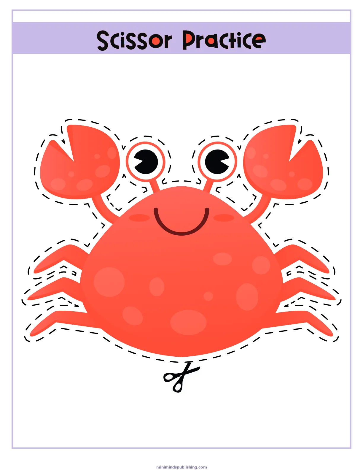 Scissor Activities 29 — free printable scissor activities activity sheet for ages 3-6