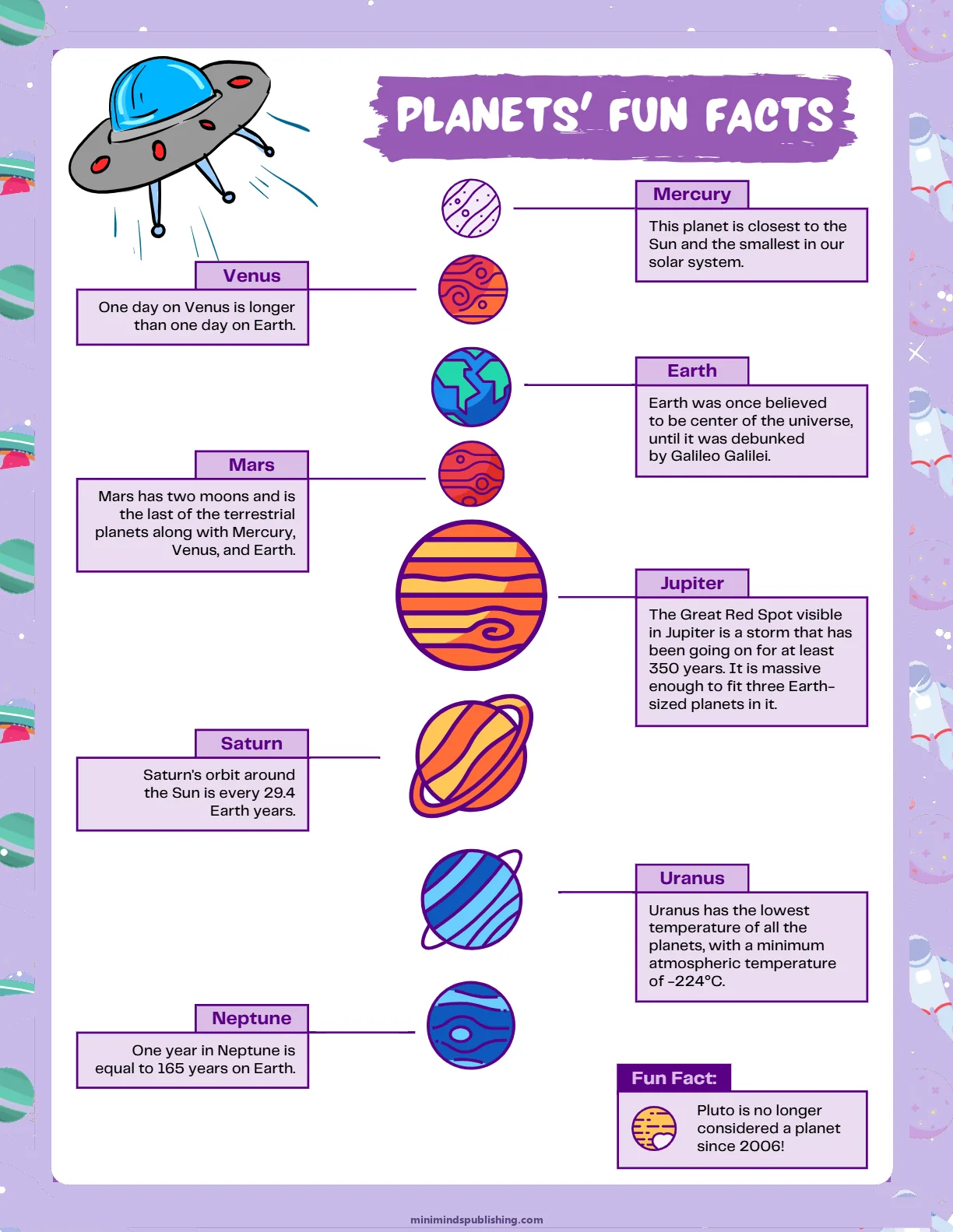 Space Activities 2 — free printable space activities activity sheet for ages 4-7