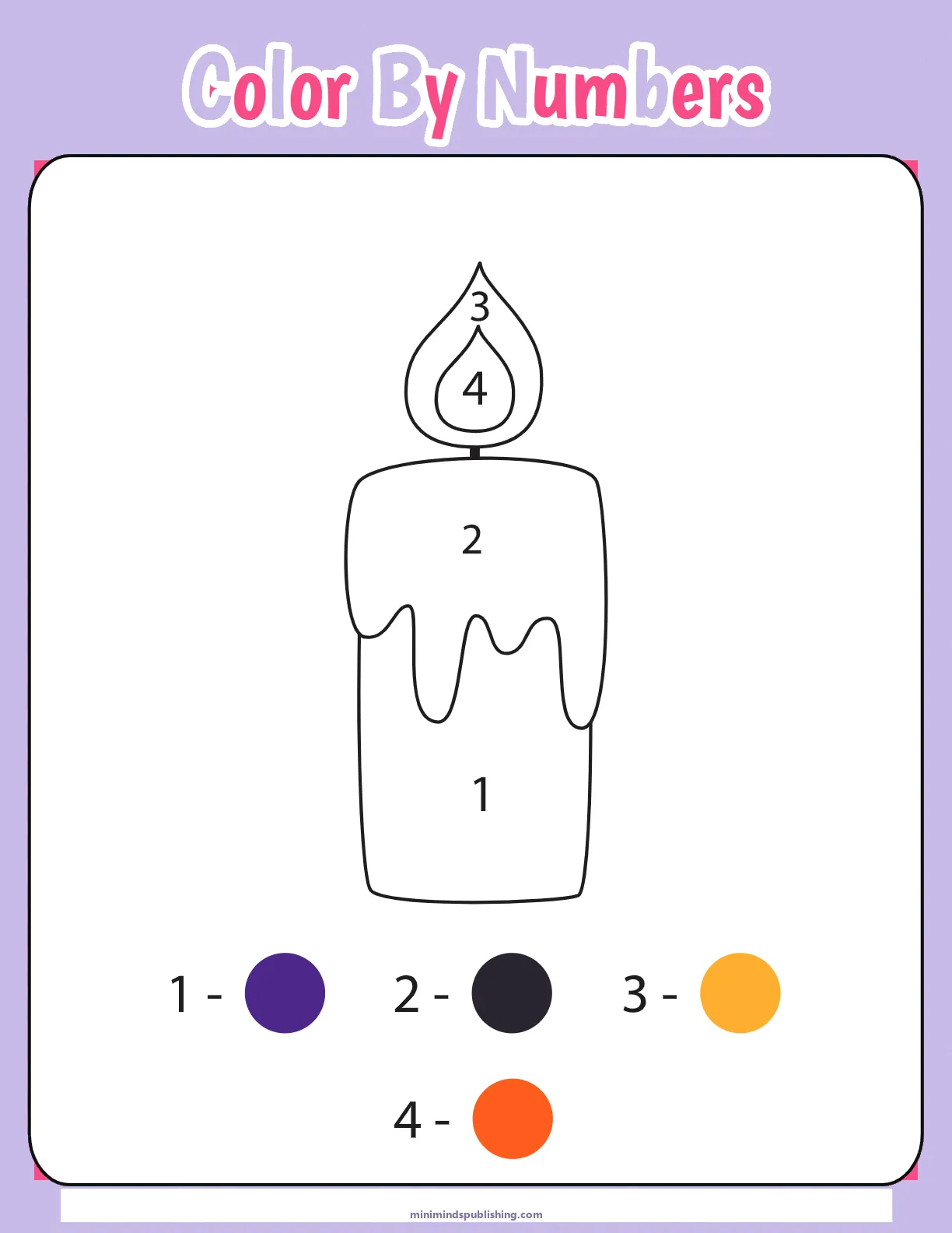 Trace and Color 32 — free printable trace and color activity sheet for ages 4-7