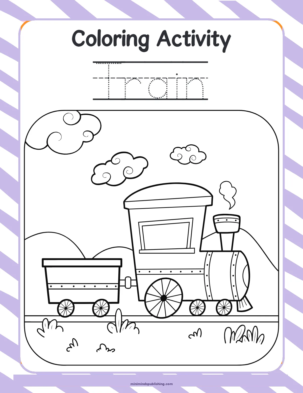 Train Scissor Activities 21 โ free printable train scissor activities activity sheet for ages 5-6