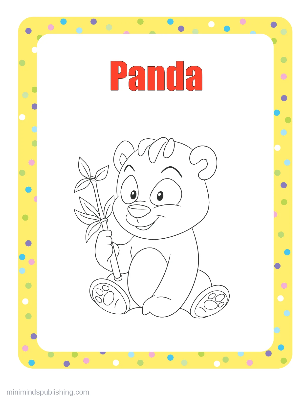 100 Animals to Color 9 — free printable animals coloring page for kids
