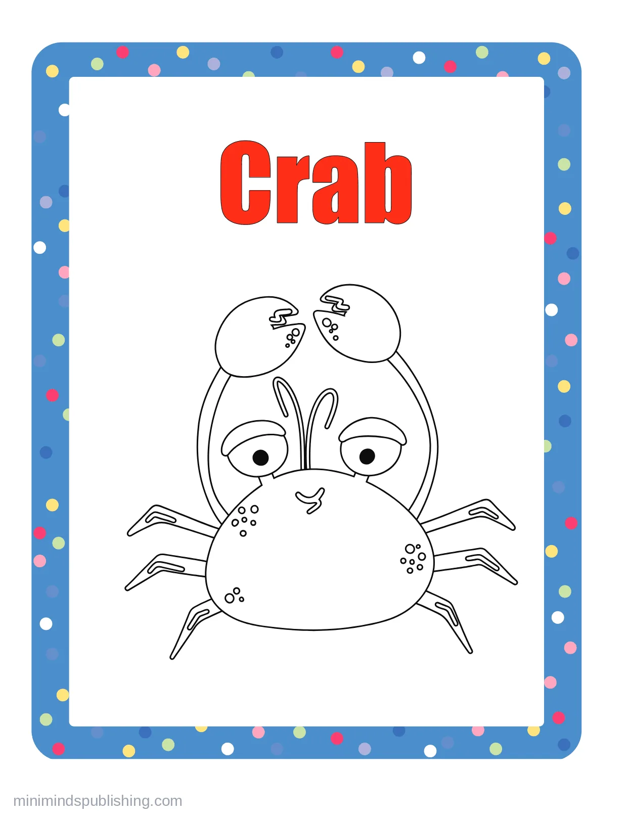 100 Animals to Color 45 — free printable animals coloring page for kids