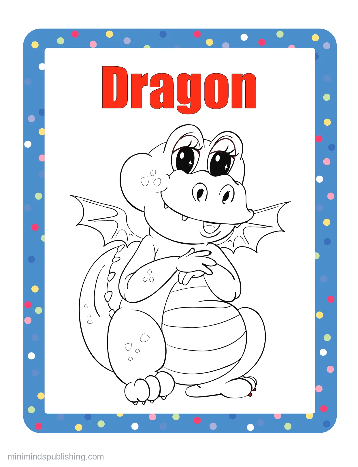 100 Animals to Color 64 — free printable animals coloring page for kids