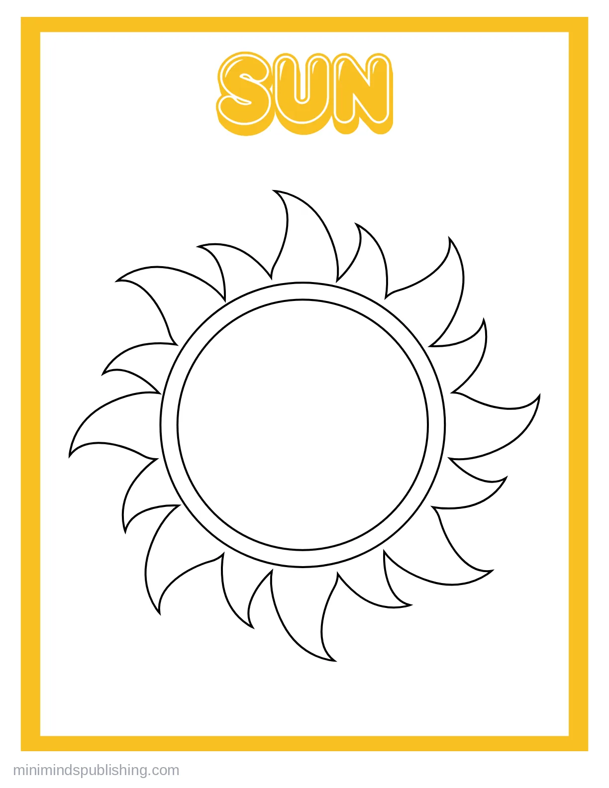 Coloring for Fun 7 — free printable just for fun coloring page for kids