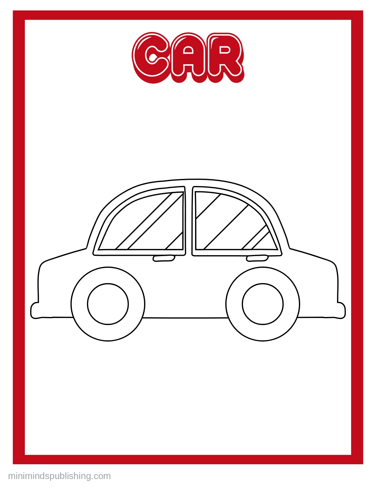 Coloring for Fun 19 — free printable just for fun coloring page for kids