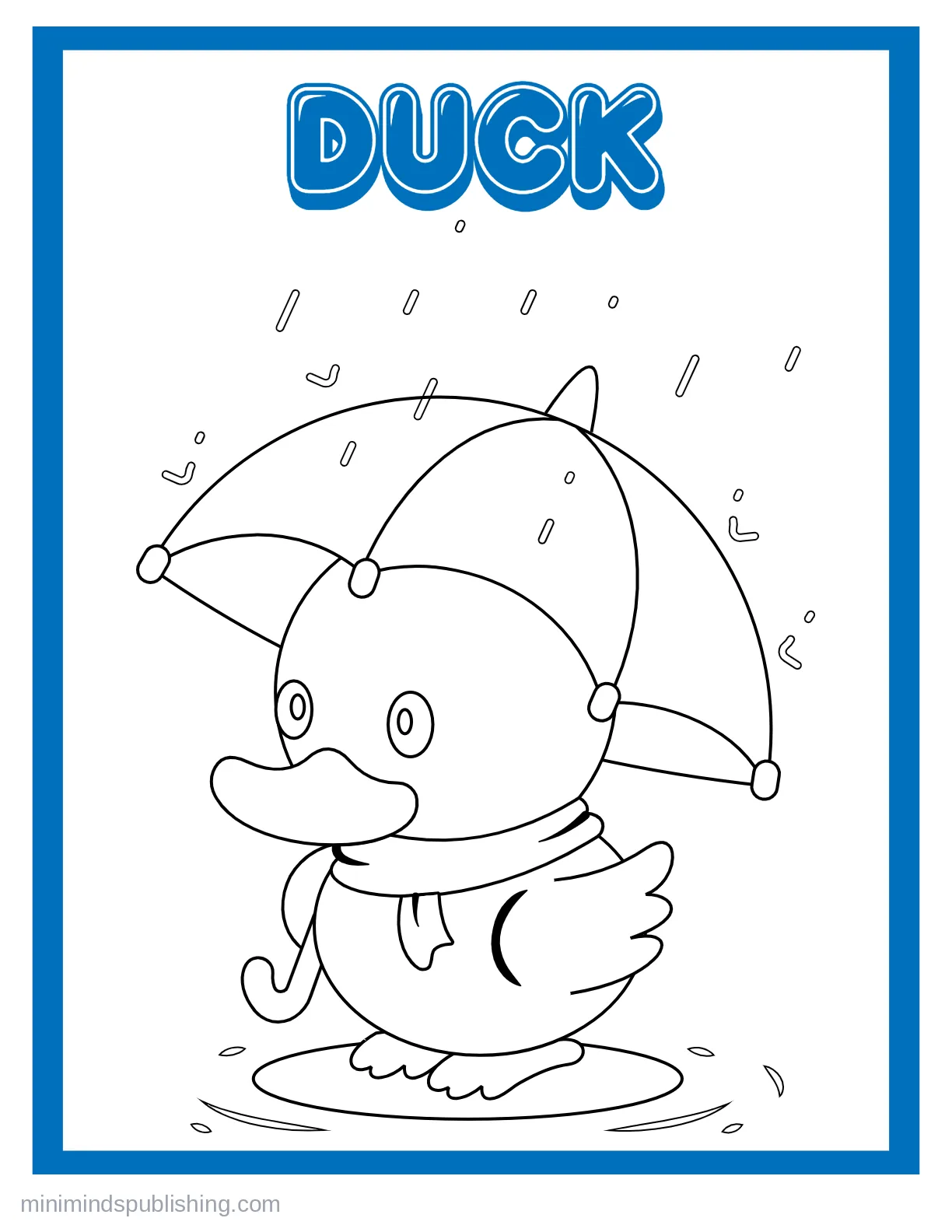 Coloring for Fun 23 — free printable just for fun coloring page for kids