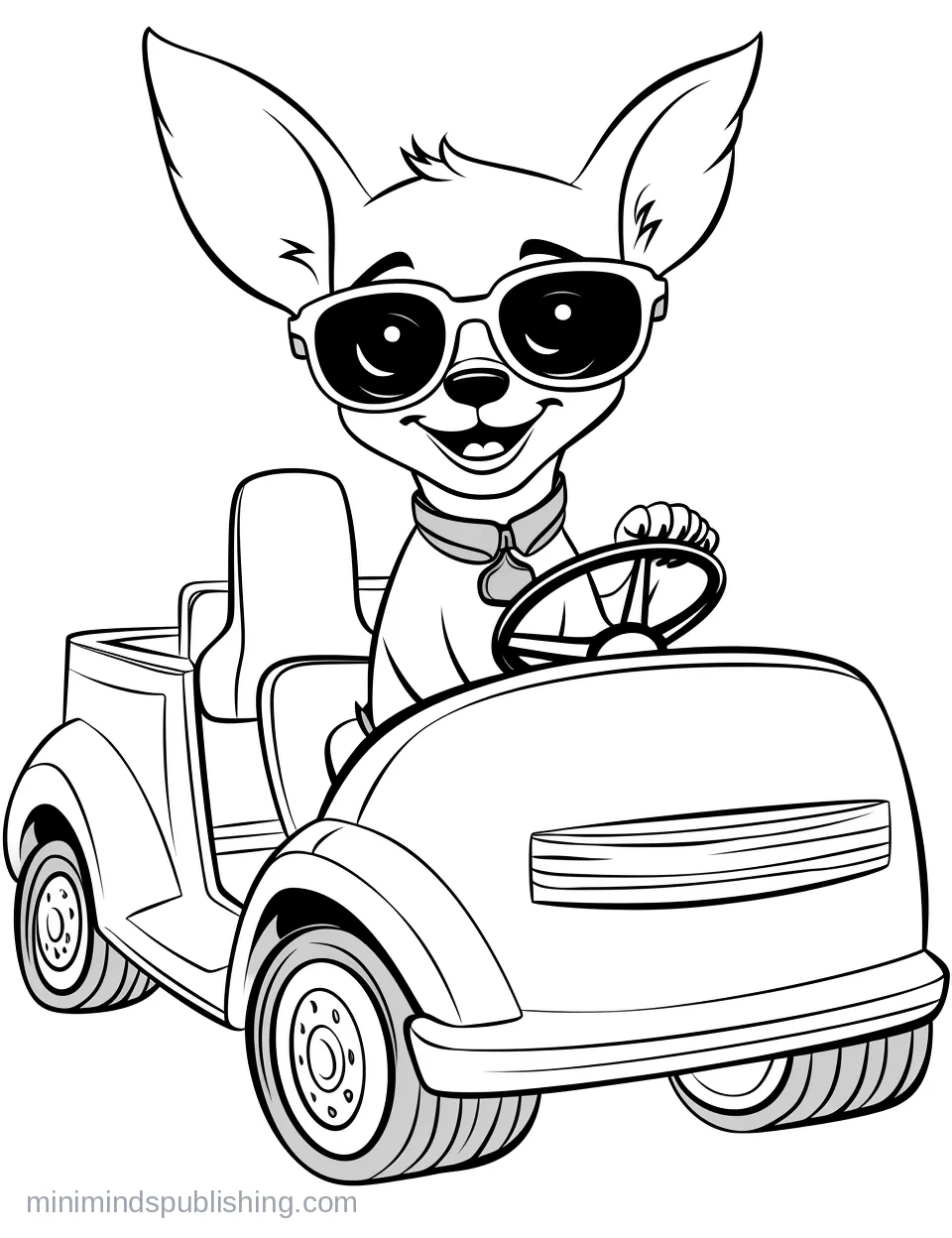 Cute Vehicle Coloring Page 11 โ free printable cute vehicles coloring page for kids