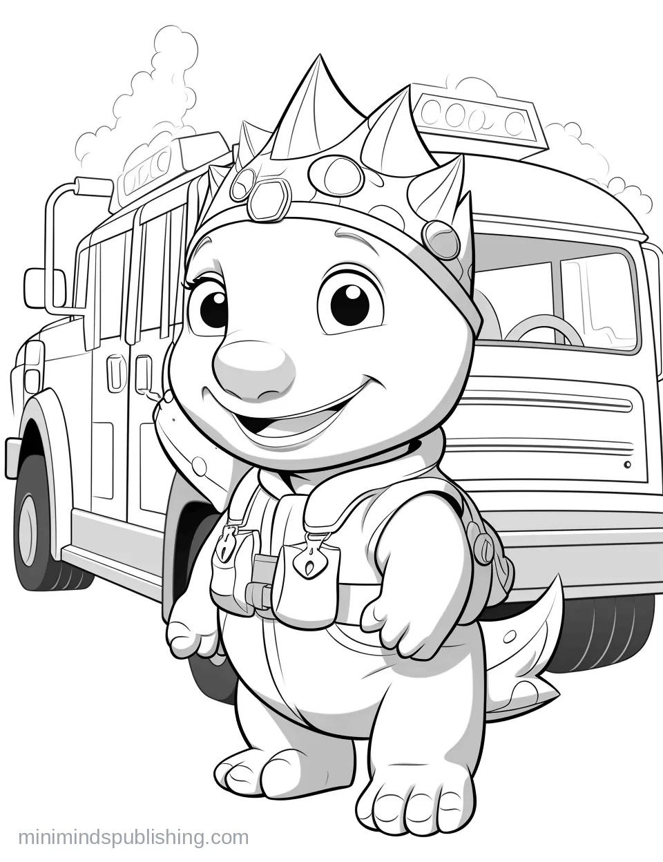 Cute Vehicle Coloring Page 12 โ free printable cute vehicles coloring page for kids