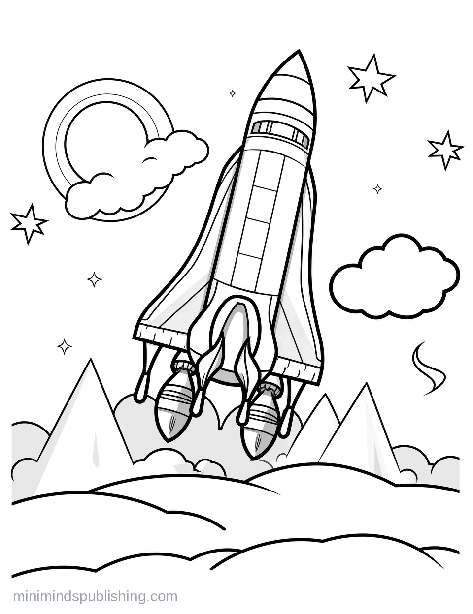 Cute Vehicle Coloring Page 18 โ free printable cute vehicles coloring page for kids