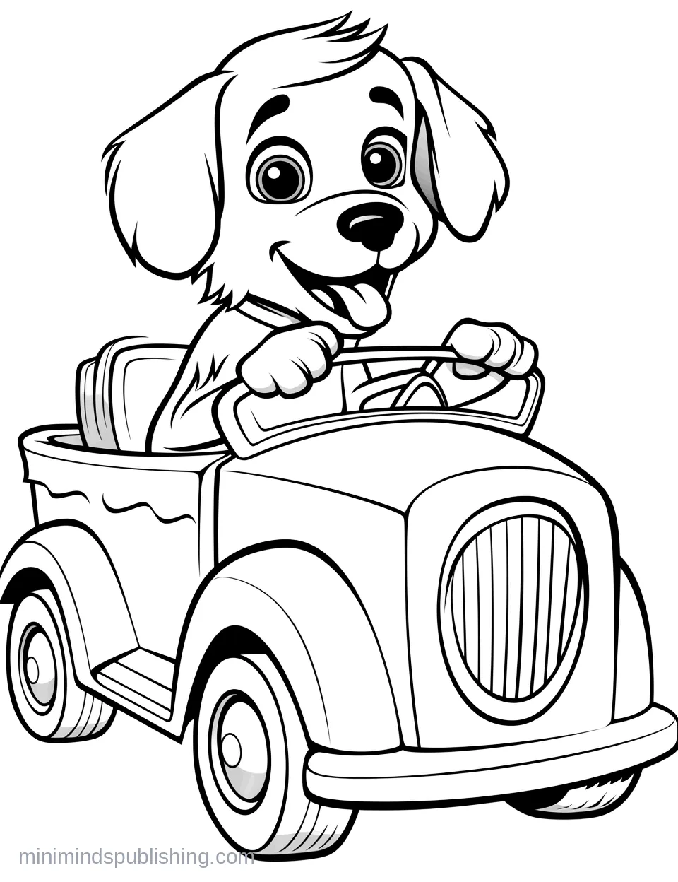 Cute Vehicle Coloring Page 19 โ free printable cute vehicles coloring page for kids