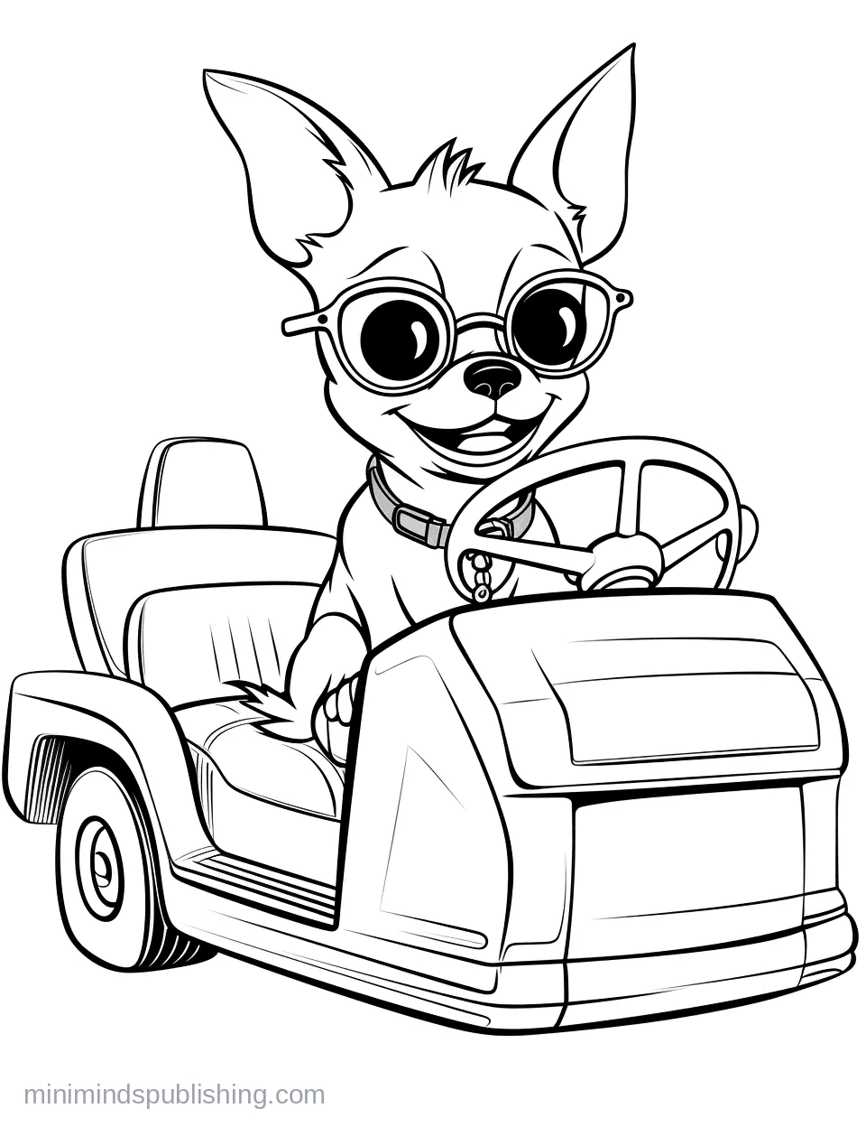 Cute Vehicle Coloring Page 20 โ free printable cute vehicles coloring page for kids