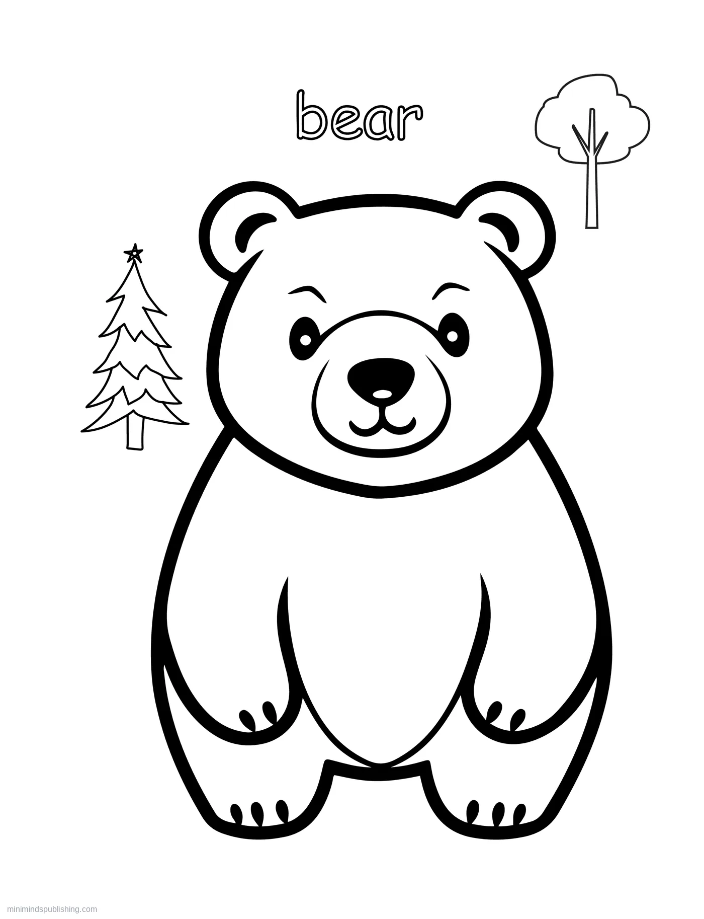 First Coloring Page 3 — free printable first coloring coloring page for kids
