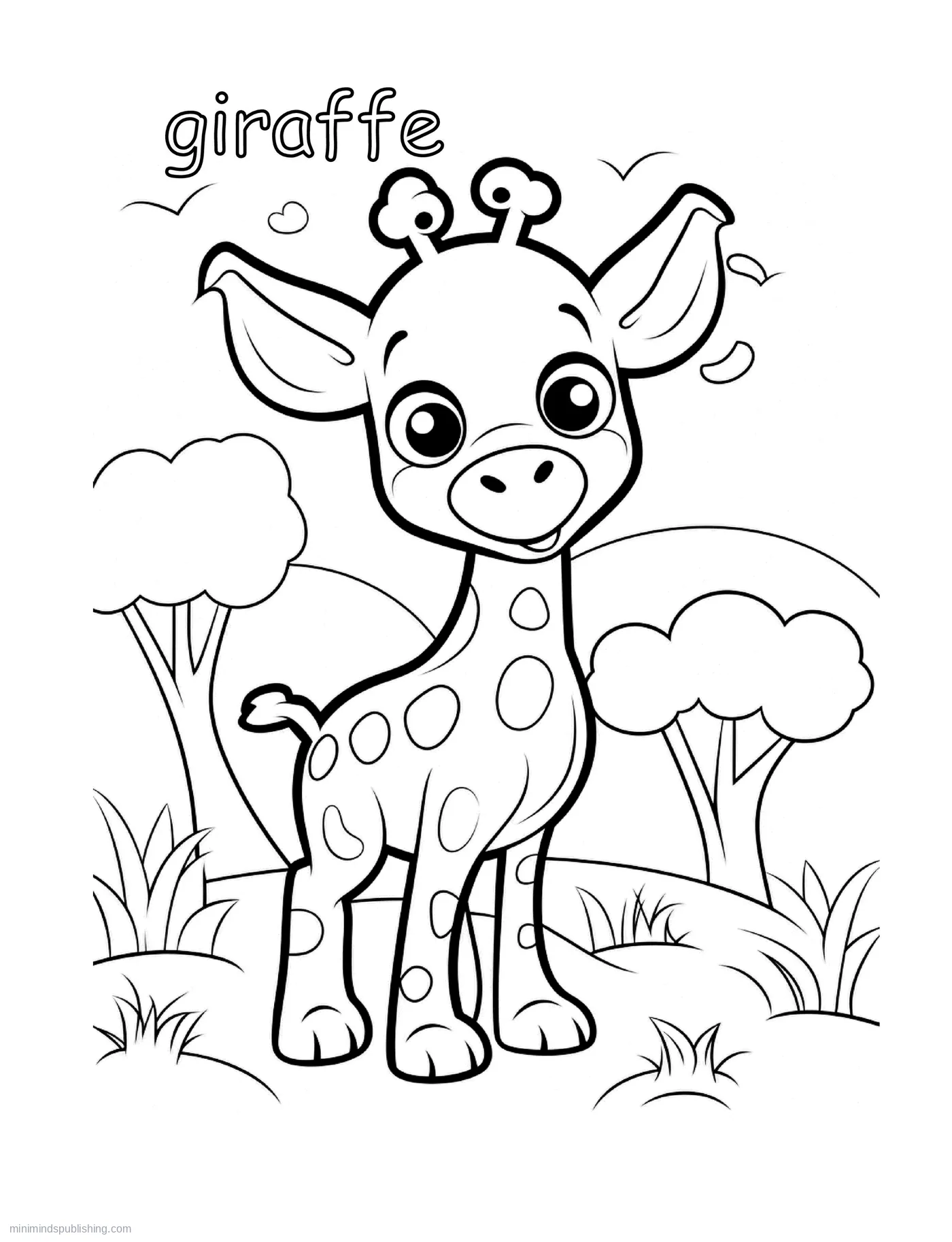 First Coloring Page 4 — free printable first coloring coloring page for kids