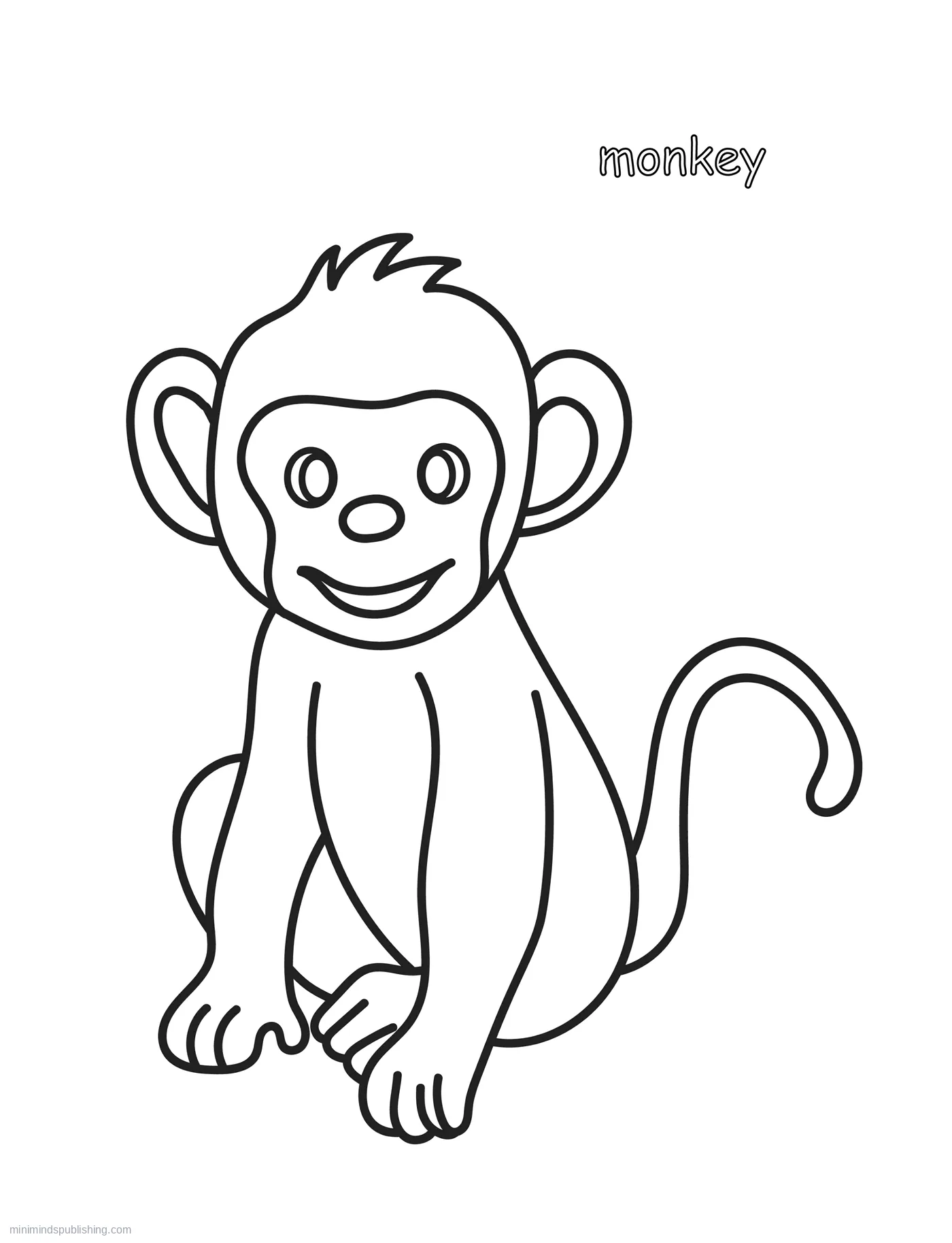 First Coloring Page 6 — free printable first coloring coloring page for kids