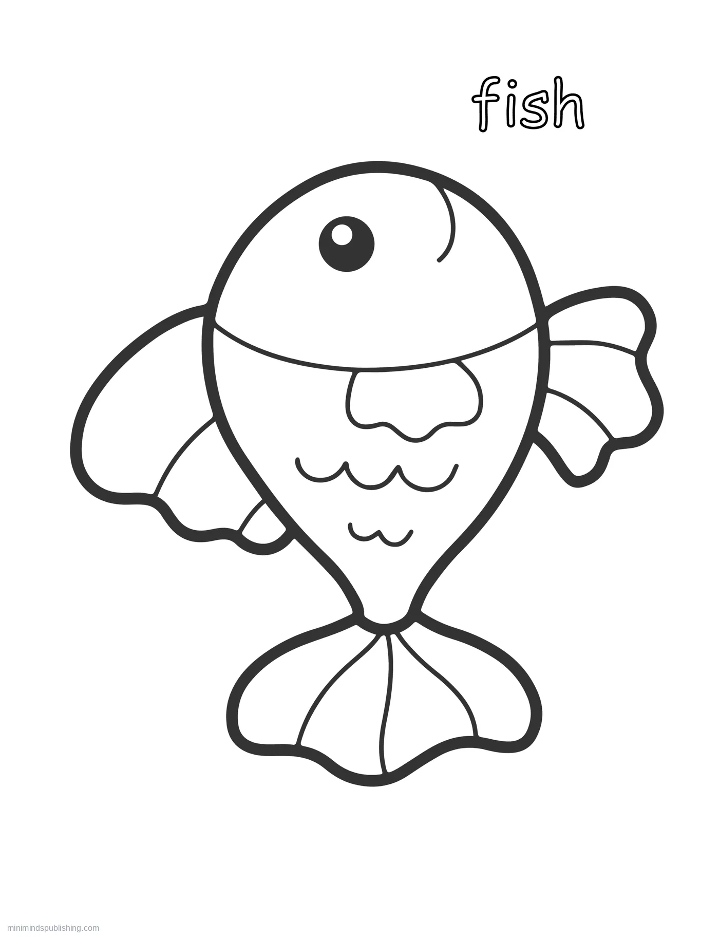 First Coloring Page 18 — free printable first coloring coloring page for kids