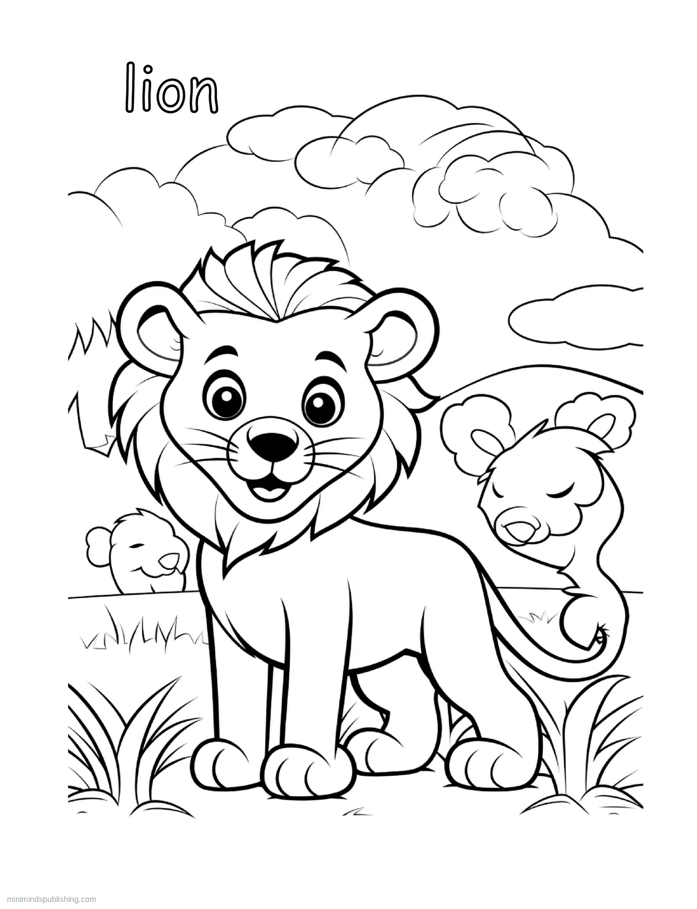 First Coloring Page 19 — free printable first coloring coloring page for kids