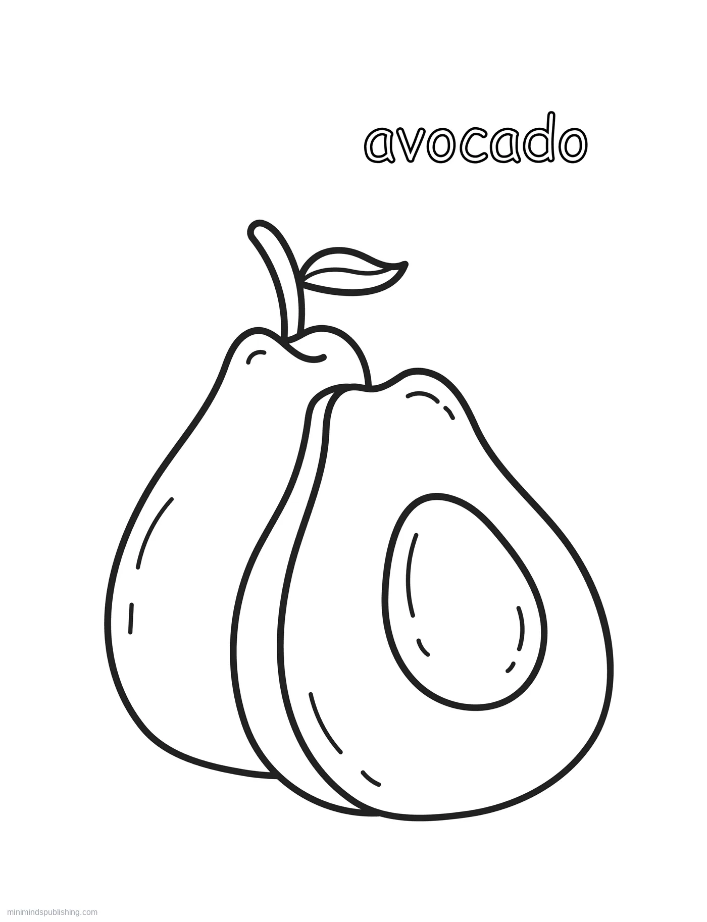 First Coloring Page 22 — free printable first coloring coloring page for kids