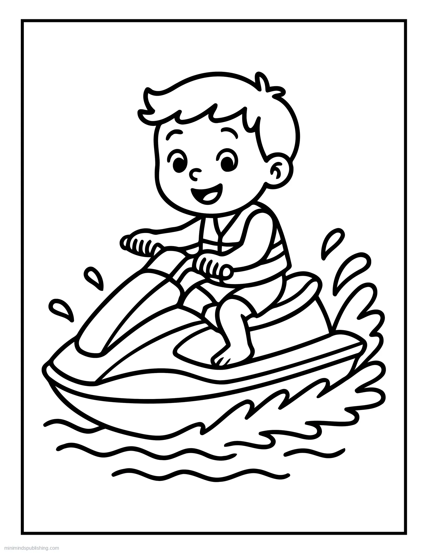 First Vehicle Coloring Page 1 โ free printable first vehicles coloring page for kids