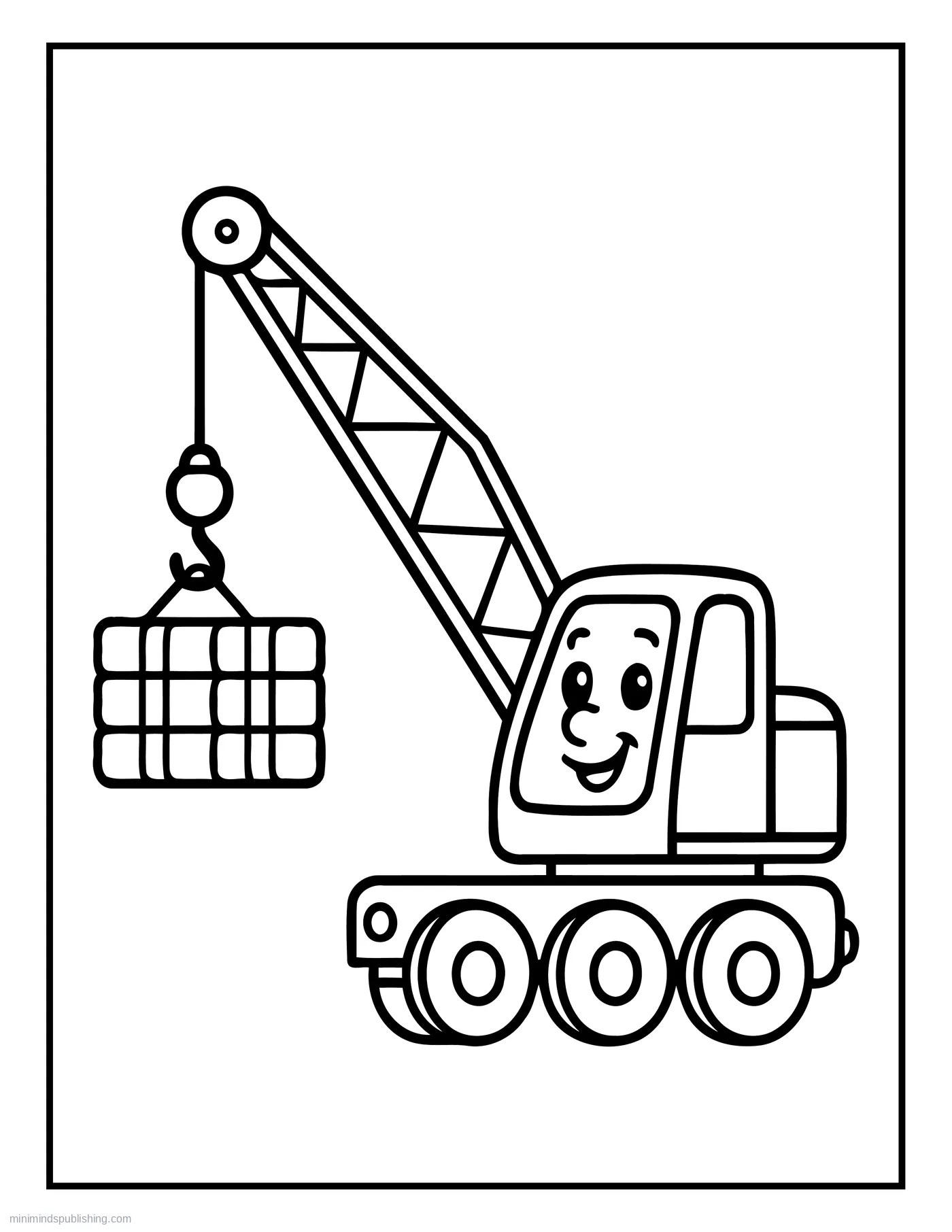 First Vehicle Coloring Page 7 โ free printable first vehicles coloring page for kids