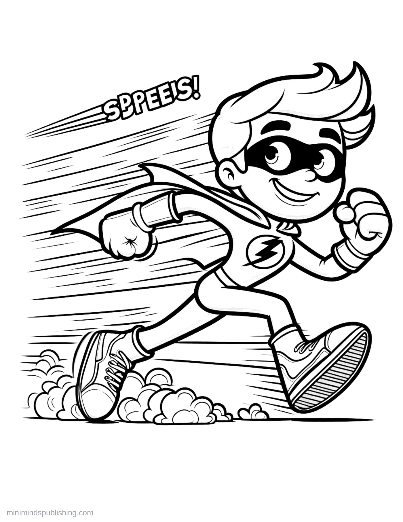 Superhero Coloring Page 10 โ free printable superheroes coloring page for kids