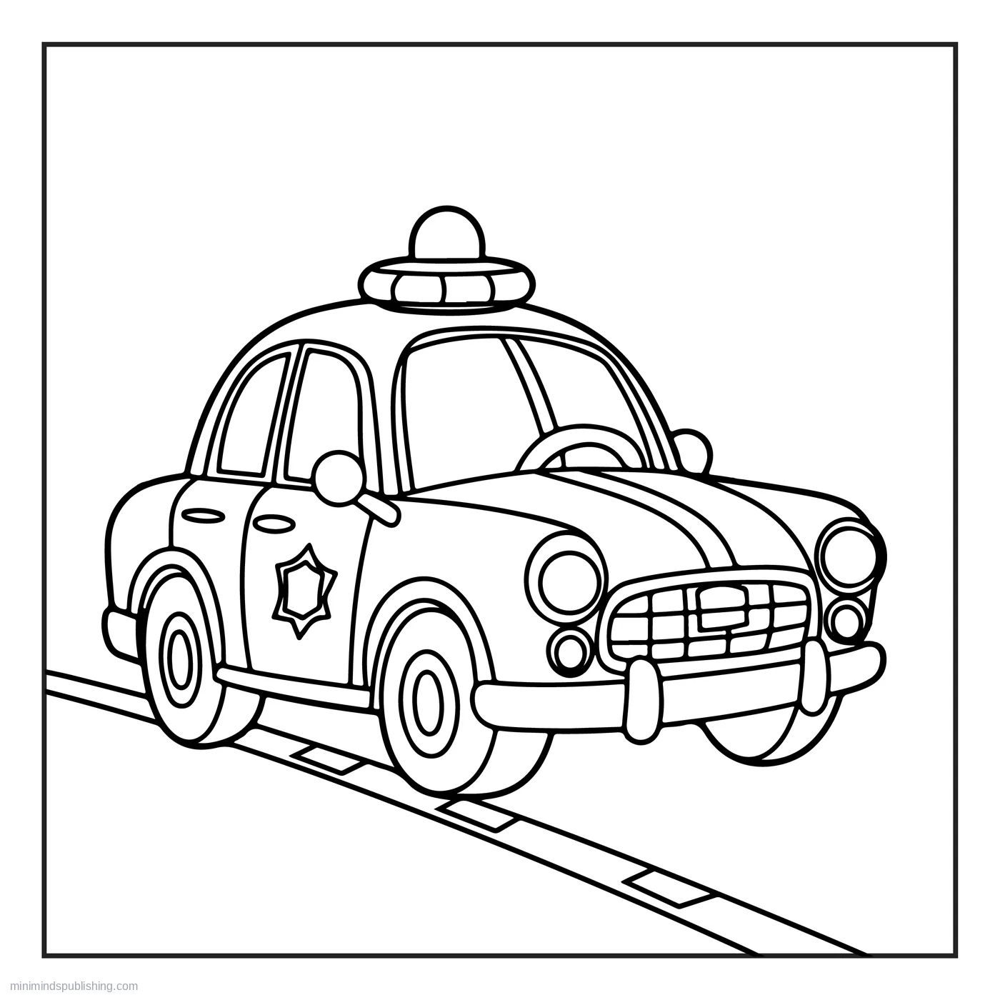 Vehicle Coloring Page 2 — free printable vehicles coloring page for kids